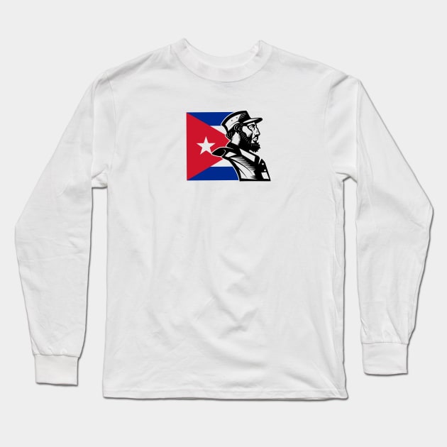 Fidel Castro Long Sleeve T-Shirt by TambuStore